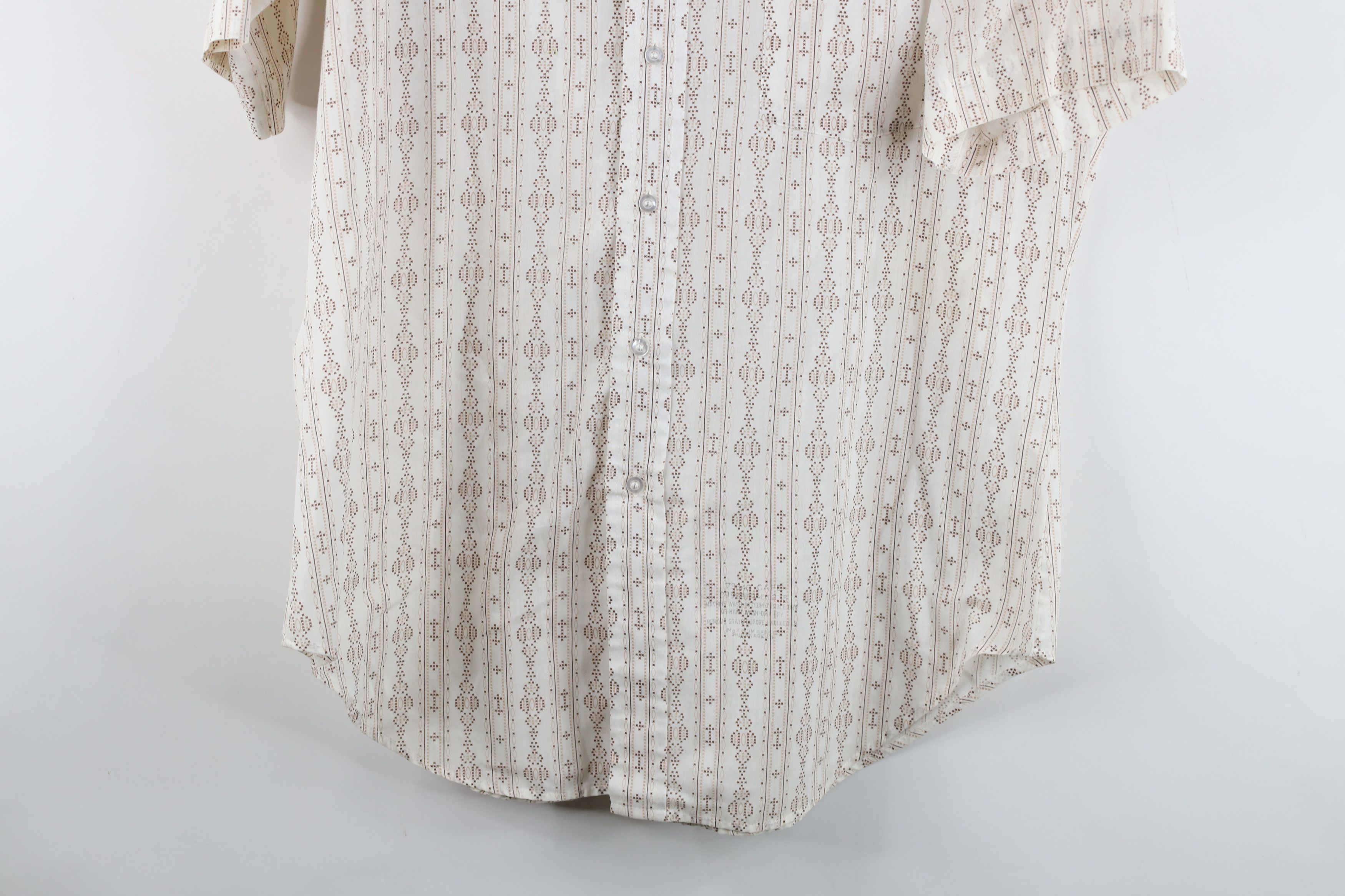 Vintage Vintage 70s Mid Century Modern MCM Short Sleeve Button Shirt Size US M / EU 48-50 / 2 - 3 Thumbnail