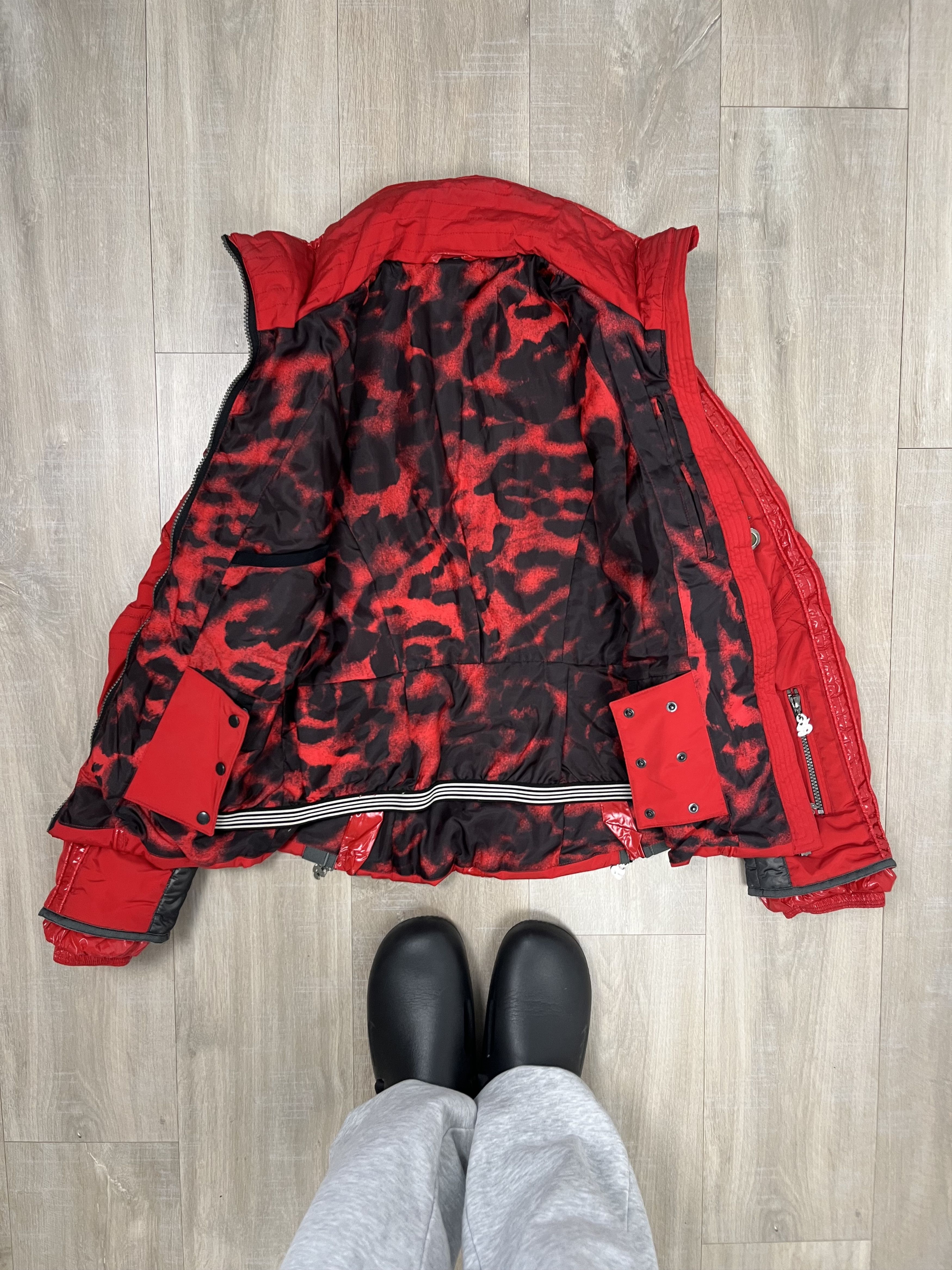 Vintage Sportalm Womens Red Black Ski Jacket Winter Sports Snow Size S / US 4 / IT 40 - 6 Thumbnail
