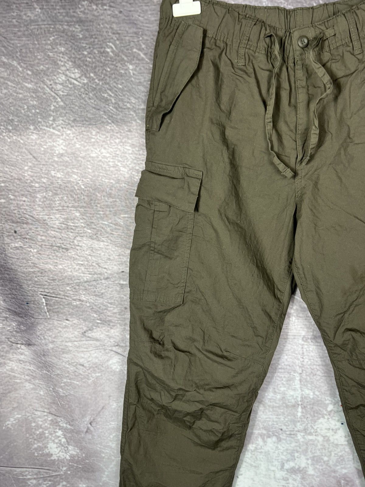 H&M Technical Khaki Cargo Pants Gorpcore/Military Style Y2K Size US 32 / EU 48 - 3 Thumbnail