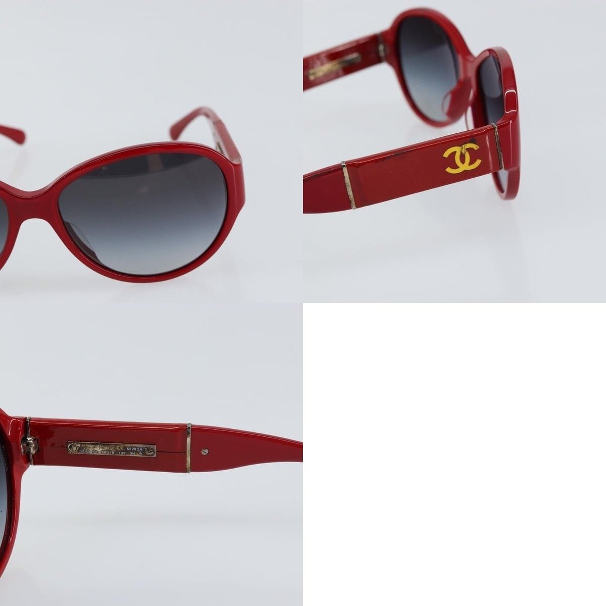 Chanel Chanel CC Plastic Sunglasses Size ONE SIZE - 4 Thumbnail