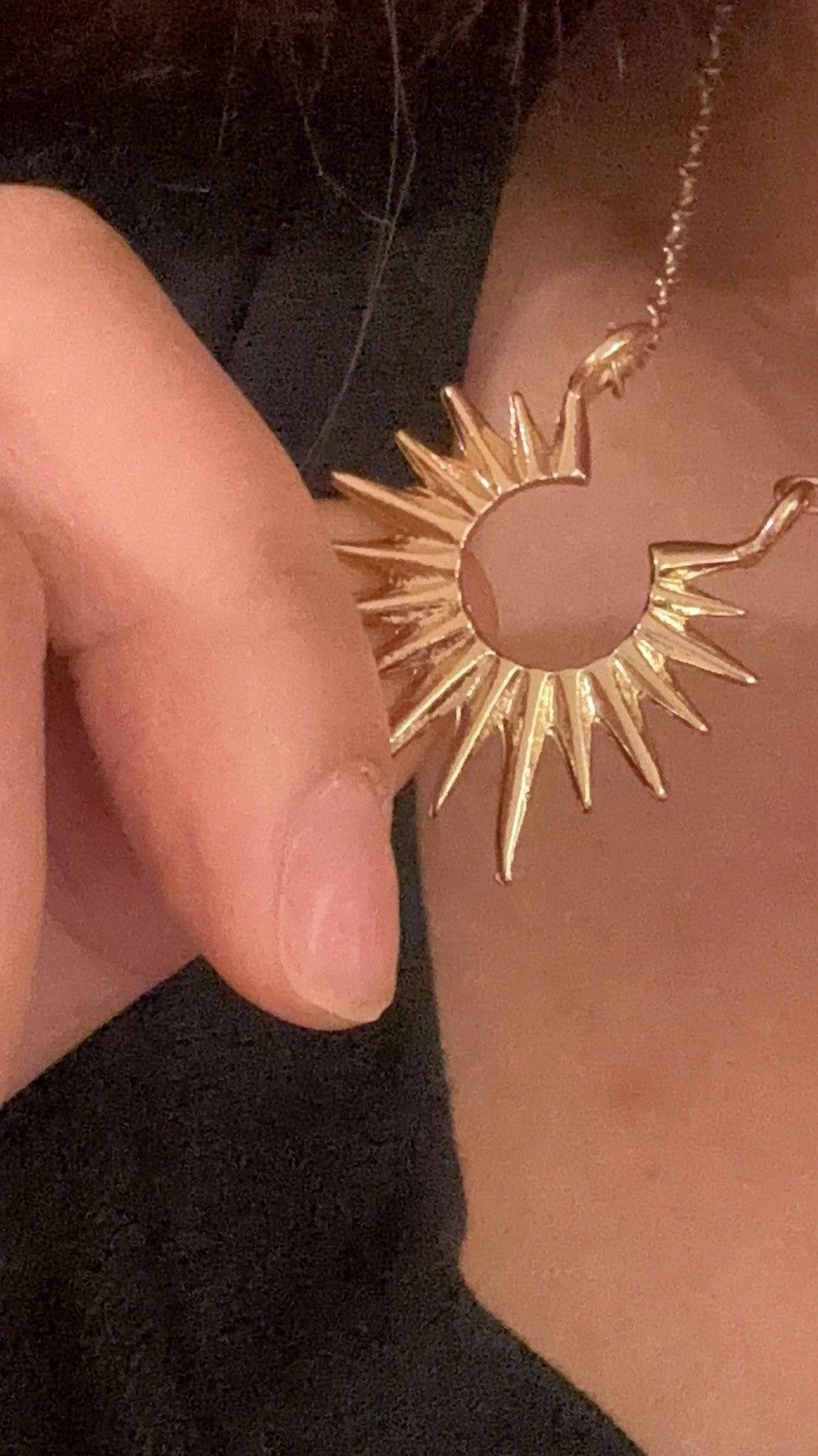 Other Minimalist Sun Pendant Necklace – Vintage-Inspired Size ONE SIZE - 1 Thumbnail