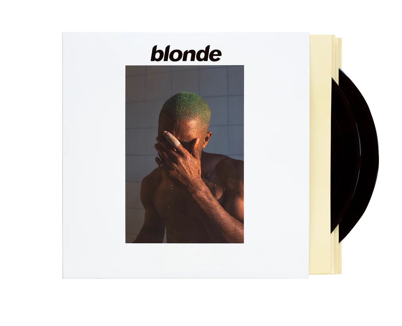 image of Frank Ocean Blonde 2Lp Vinyl 2022 Official Repress in Green, Men's