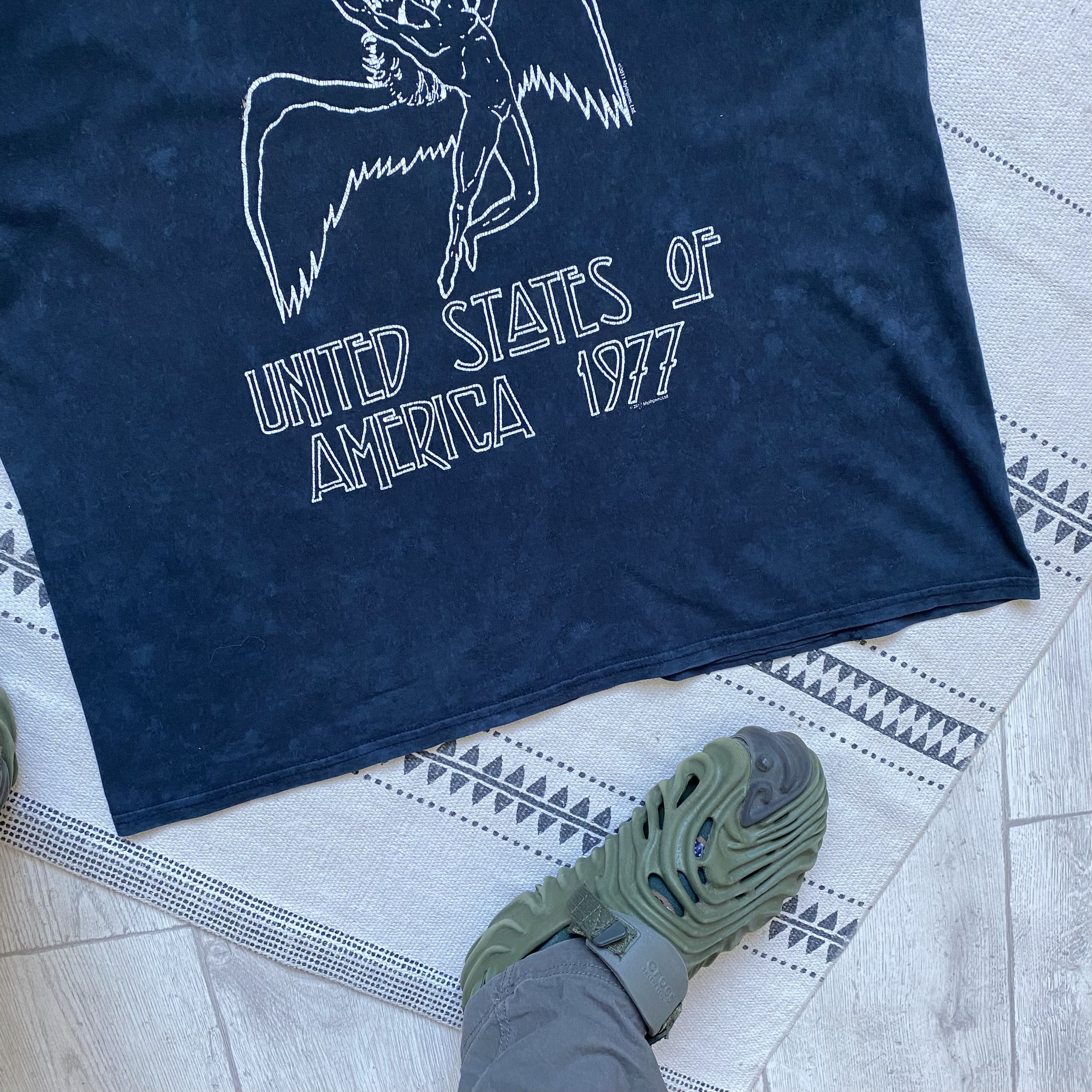 Band Tees Vintage 00s Distressed Led Zeppelin Rock Band tee Usa 77 Size US XL / EU 56 / 4 - 3 Thumbnail