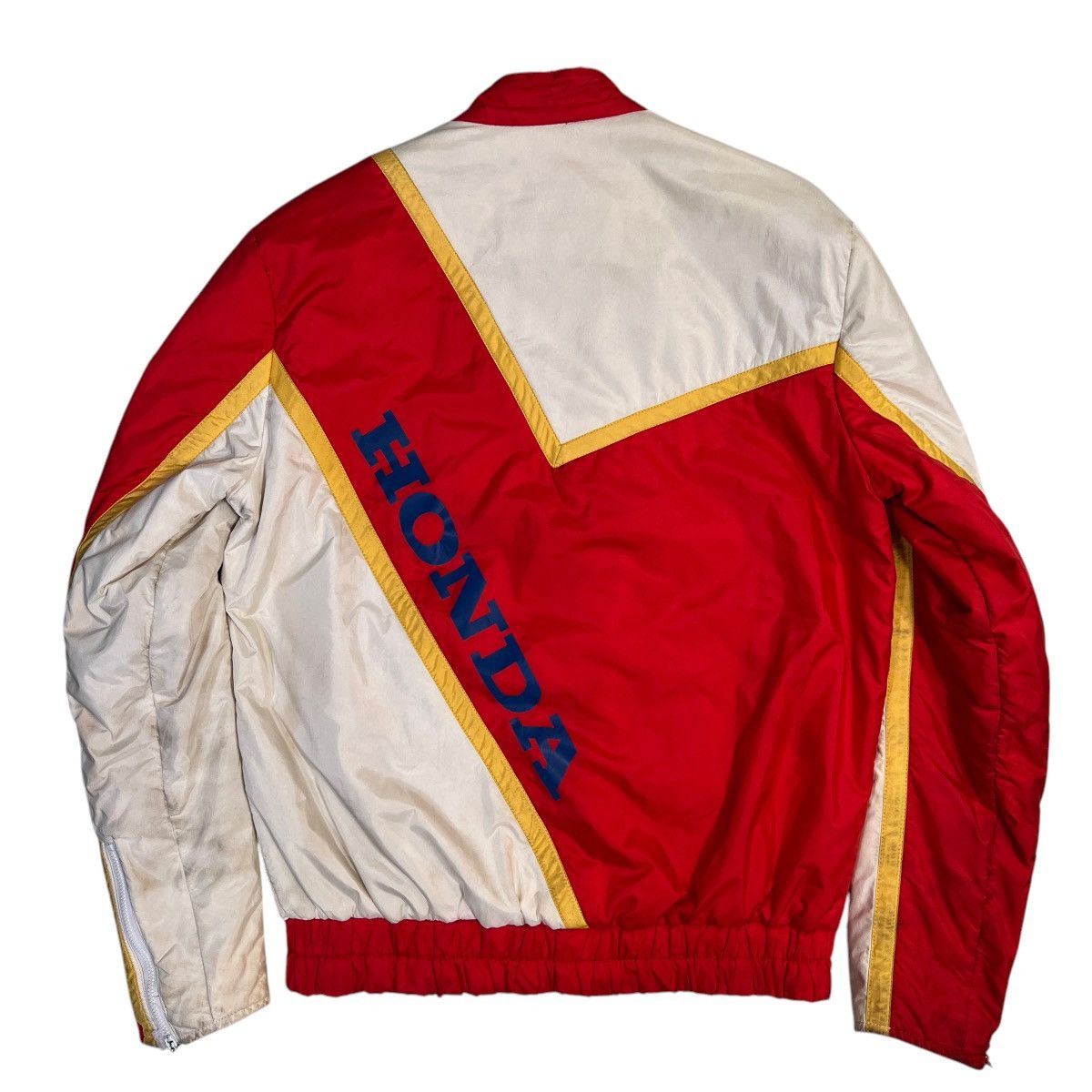 Honda 💥 VINTAGE HONDA BLOCK COLOUR RIDER JACKET Size US M / EU 48-50 / 2 - 2 Thumbnail