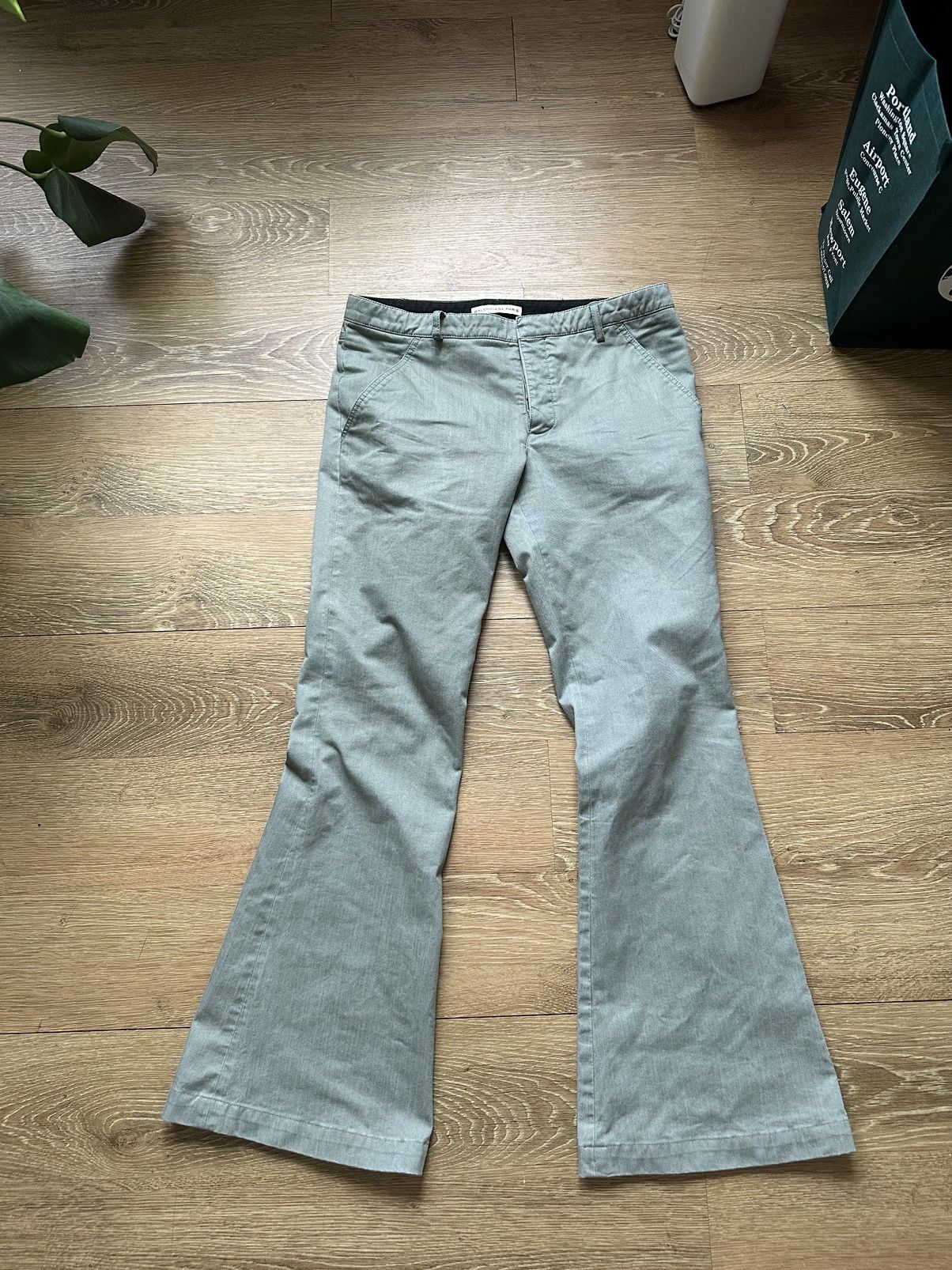 image of Vintage Balenciaga Flares in Sage, Men's (Size 32)