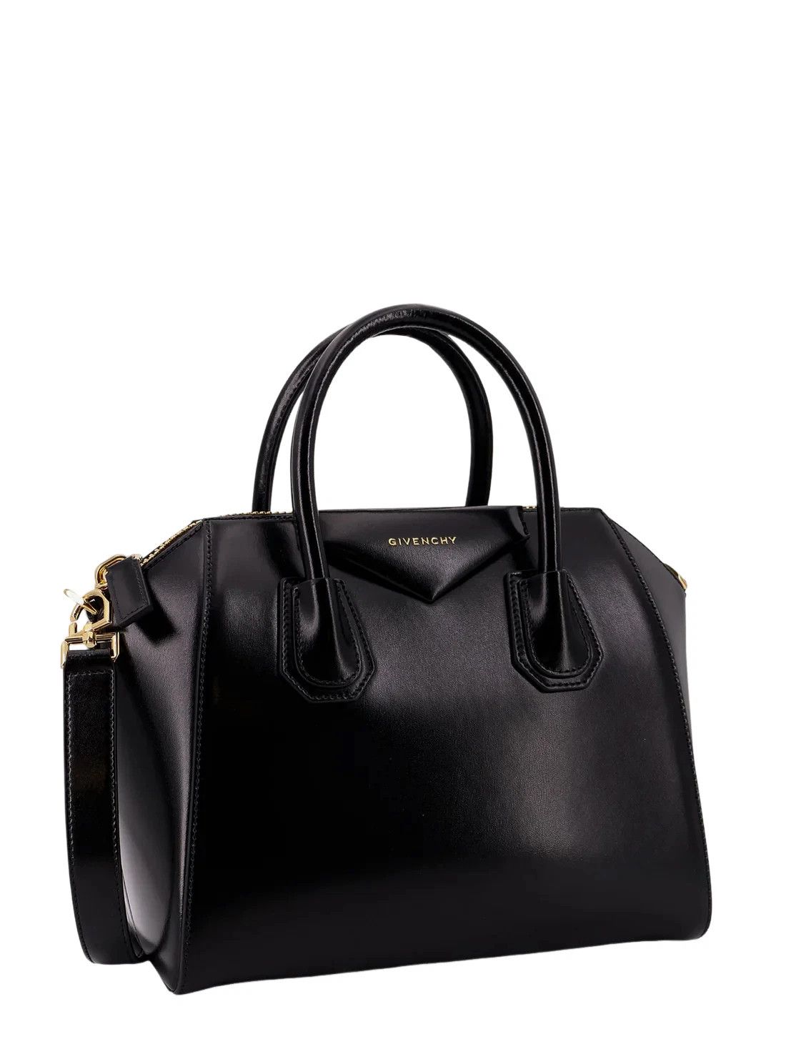 Givenchy GIVENCHY Antigona Small Black Leather Bag N/Auth Size ONE SIZE - 3 Thumbnail