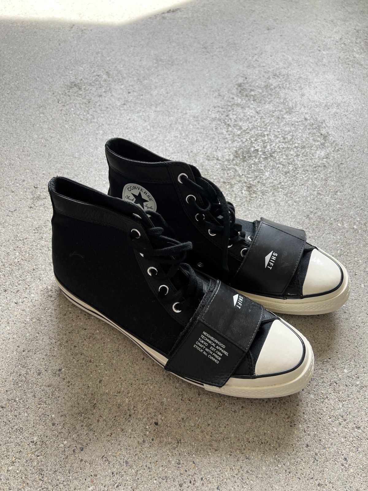 Converse Neighborhood NEIGHBORHOOD x Converse Chuck 70 Black White Grailed