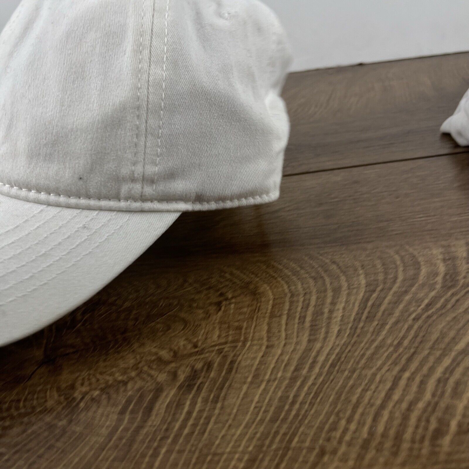 Other Plain White Running Hat Athletic White Cap Hat Adjustable Ha Size ONE SIZE - 8 Thumbnail