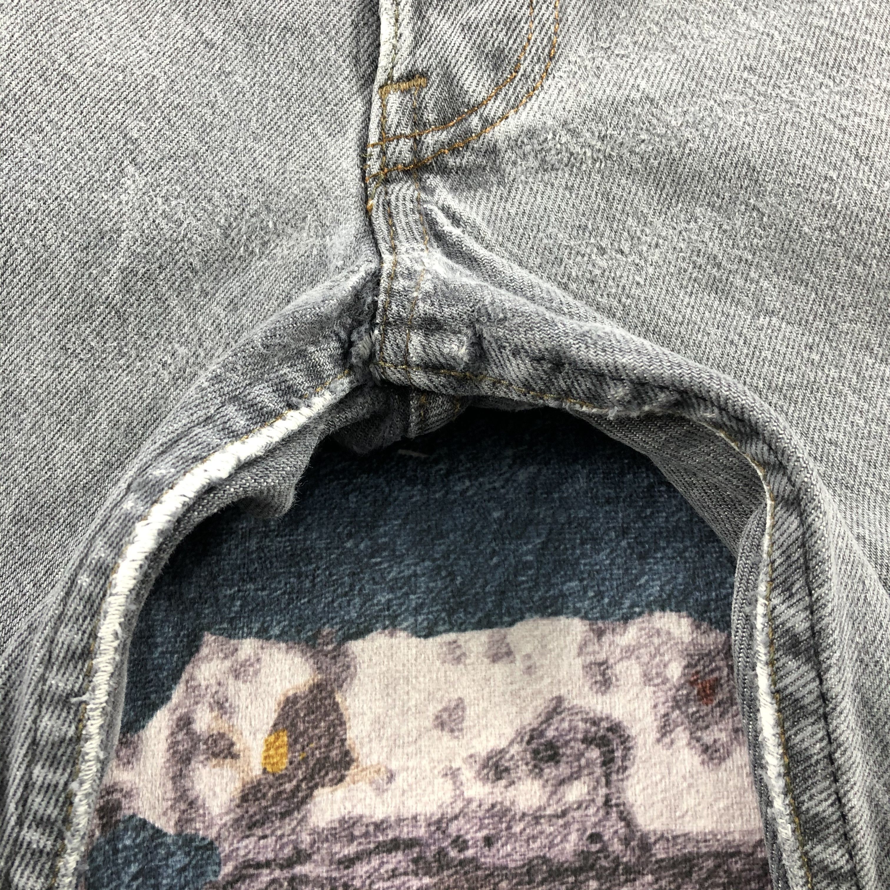 Levi's 80s Vintage Levis 501 Faded Black Jeans-JM2182 Size US 37 - 10 Thumbnail