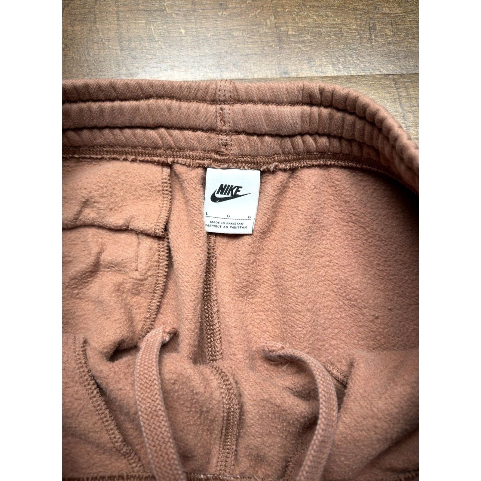 Nike Nike Club Fleece Tapered Leg Sweatpants Joggers Clay Brown 716830-215 Mens Medium Size US 31 - 4 Thumbnail