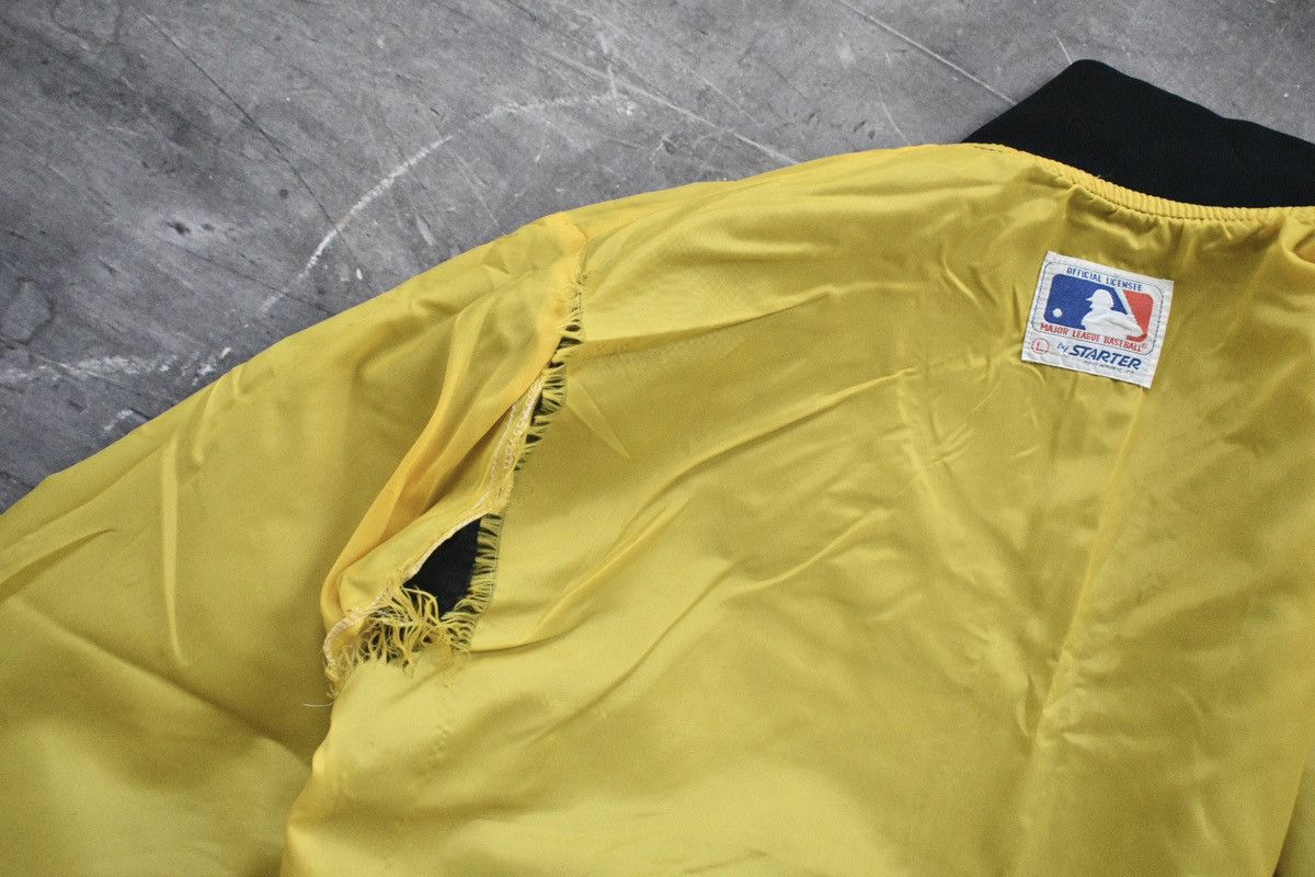 MLB Vintage 90s Pittsburgh Pirates MLB Starter Jacket (L) Size US L / EU 52-54 / 3 - 7 Thumbnail