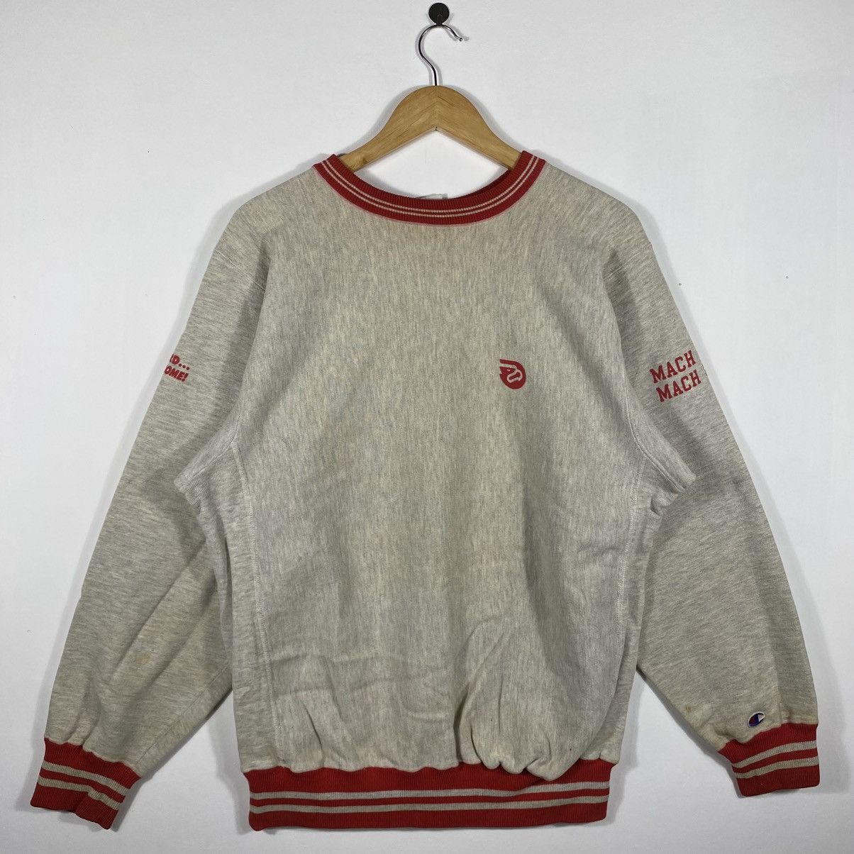 Champion Vintage 90's CHAMPION REVERSE WEAVE Mach 1 & 2 Crewneck Size US XL / EU 56 / 4 - 3 Thumbnail