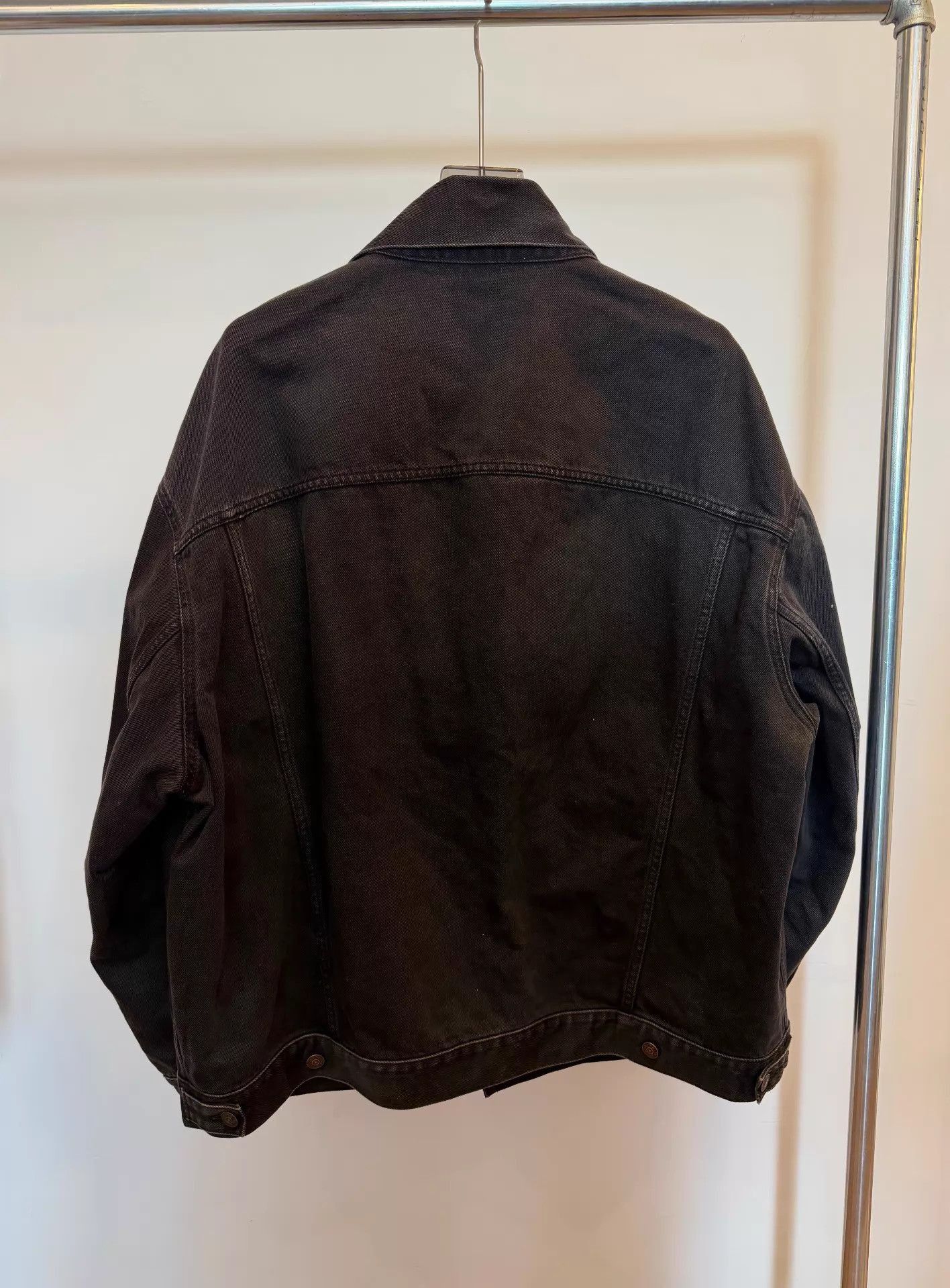 Black Denim Jacket - XS