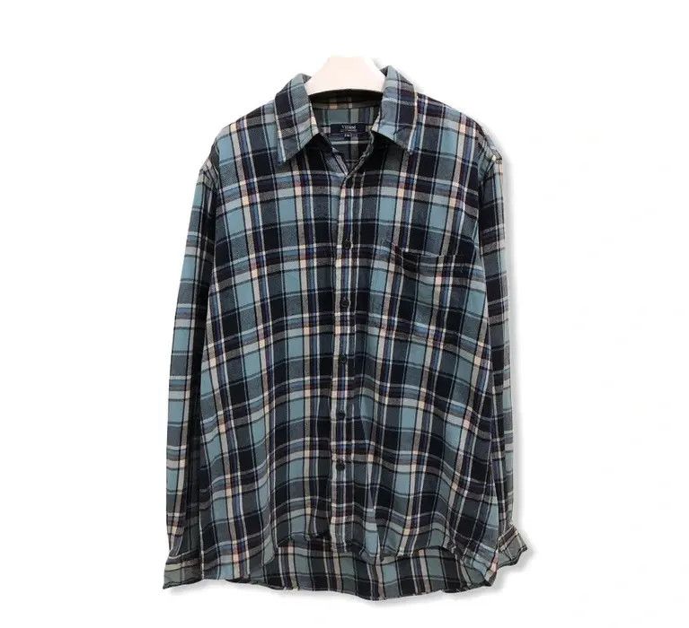 Flannel × Vintage Vintage Villand Plaid Tartan Flannel Shirt 👕 Size US M / EU 48-50 / 2 - 1 Thumbnail