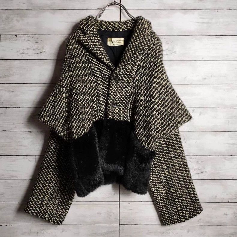 Comme des Garcons Comme des Garcons tweed jacket equal size-2506 Size US L / EU 52-54 / 3 - 1 Thumbnail