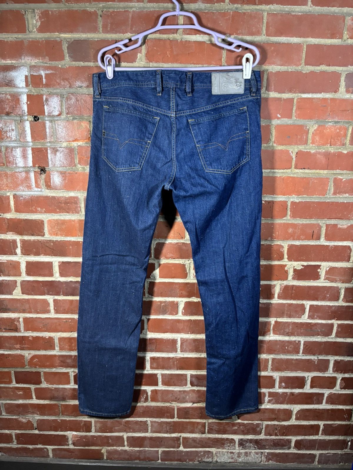 Diesel Diesel Waykee 0829H Regular Straight Jeans Measures 36x34.5 Size US 36 / EU 52 - 1 Thumbnail