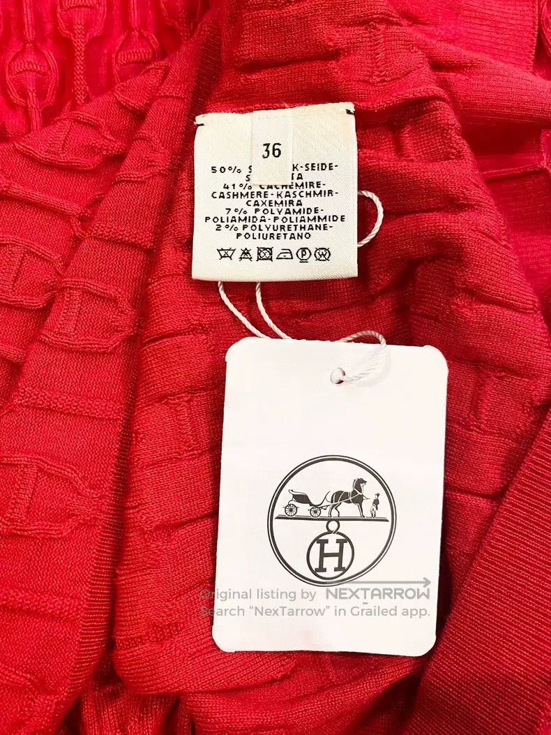 Hermes Hermes Cashmere Blended Knit Skirt Size XS / US 0-2 / IT 36-38 - 5 Thumbnail