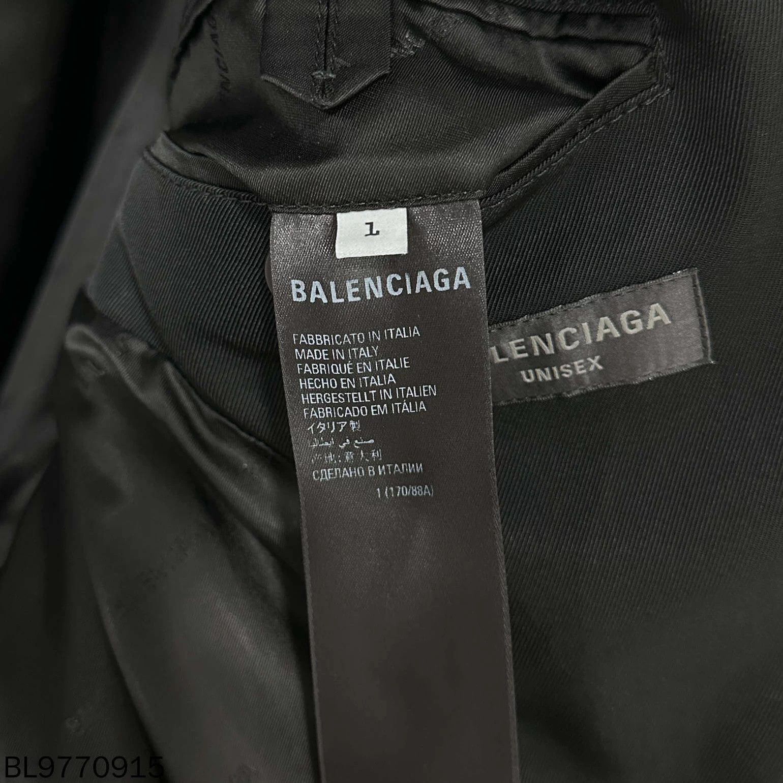 Balenciaga Balenciaga single-breasted blazer size 1 98 new hem weight Size 50S - 4 Thumbnail
