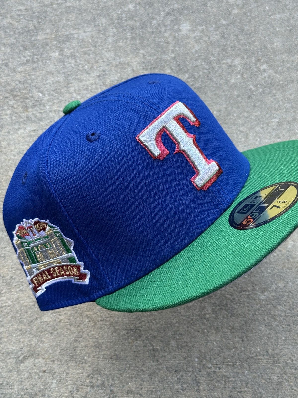 MLB × New Era Texas Rangers Two Tone Fitted Hat 7 3/8 95 North Size ONE SIZE - 1 Thumbnail
