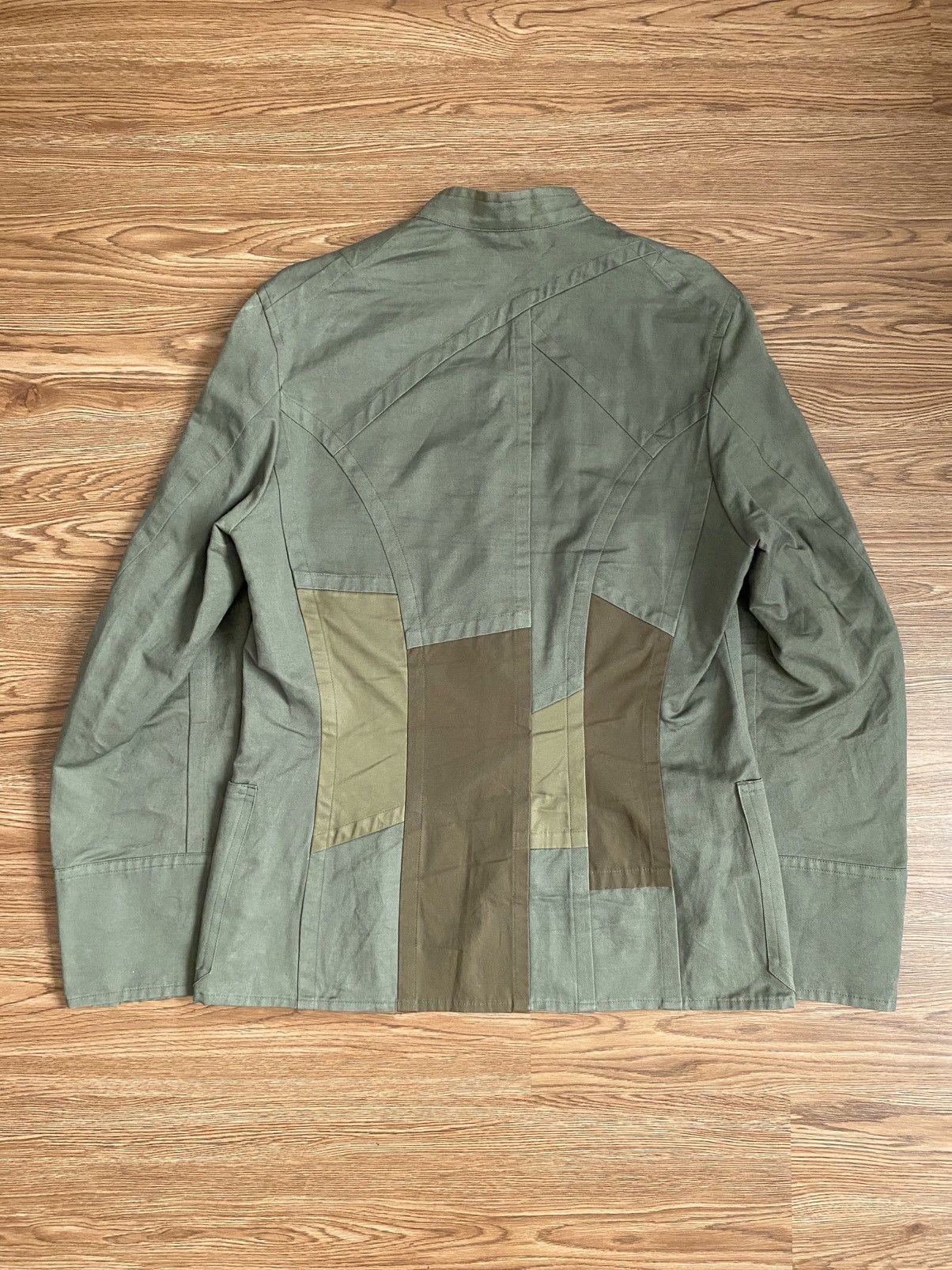 Yohji Yamamoto Yohji Yamamoto Pour Homme Linen Cotton Cubist Jacket SS12 Size US M / EU 48-50 / 2 - 6 Thumbnail