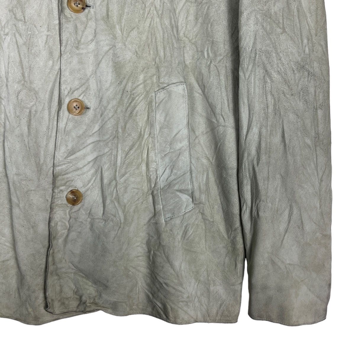 Nicole Farhi 🔥 NICOLE FARHI BUTTON LEATHER JACKET SIZE L ON TAG Size US L / EU 52-54 / 3 - 5 Thumbnail