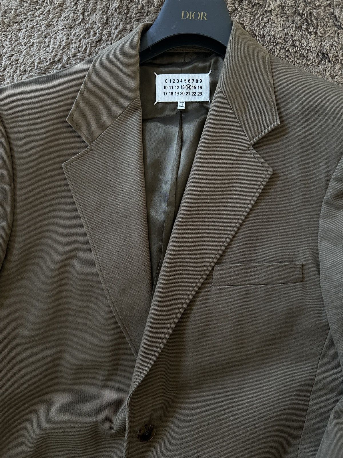 Maison Margiela Maison margiela men’s signature blazer suit jacket khaki Size 50R - 7 Thumbnail