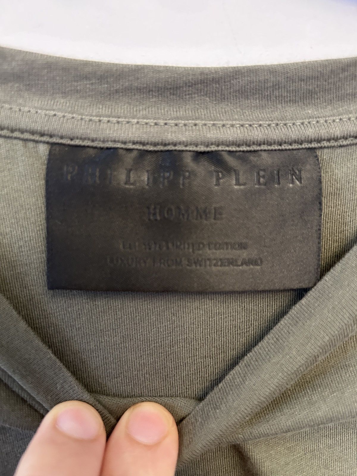 Philipp Plein Philipp Plein Green Rear Monogram T-Shirt Green XL Size US XL / EU 56 / 4 - 7 Thumbnail