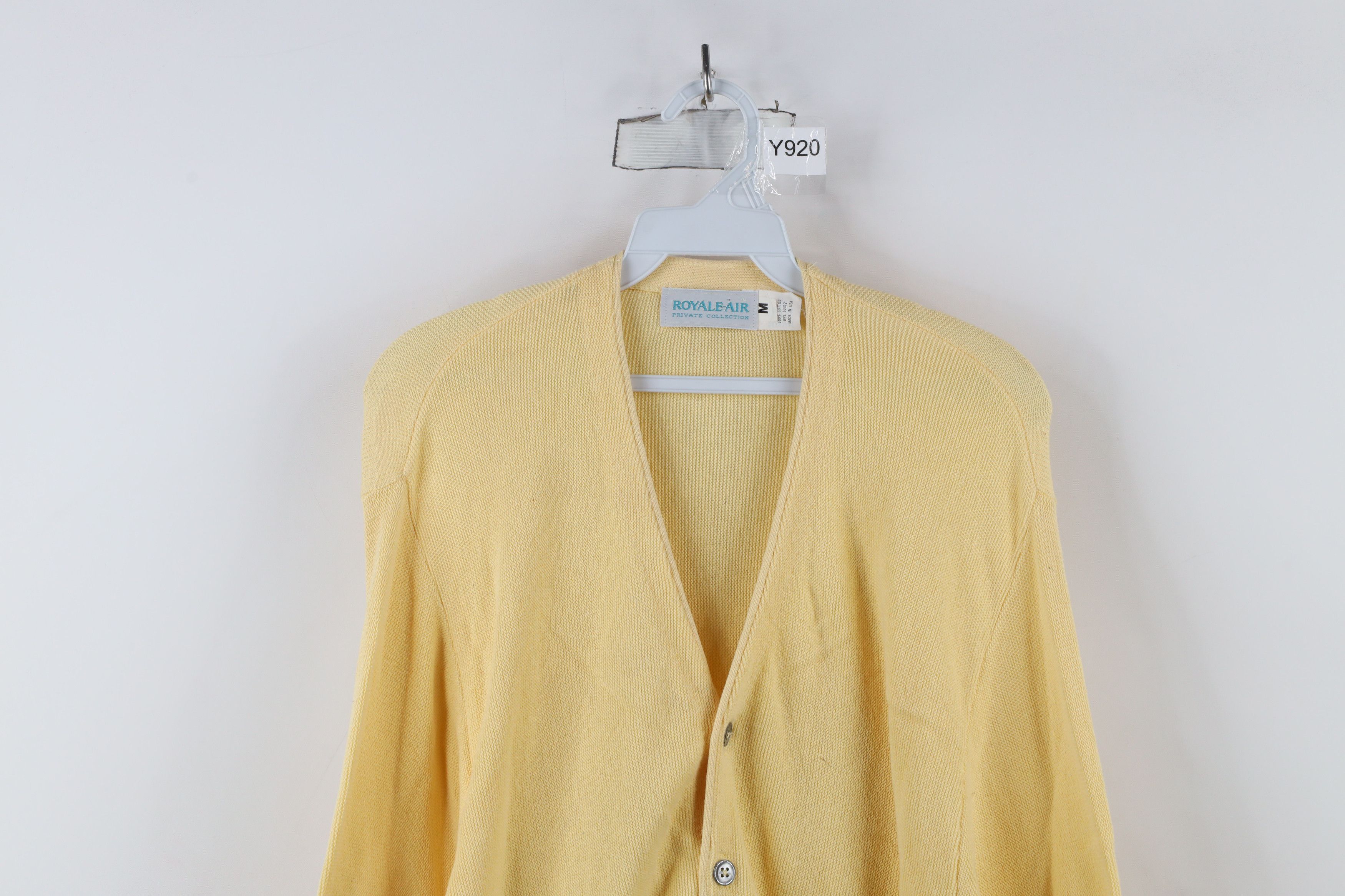 Vintage Vintage 70s Streetwear Cotton Knit Cardigan Sweater USA Size US M / EU 48-50 / 2 - 2 Thumbnail
