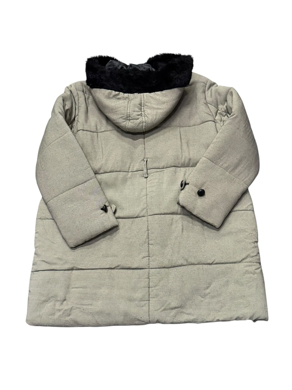Yohji Yamamoto Y’s Bis Yohji Yamamoto Fur Hooded Long Paded Coat Jacket Size US M / EU 48-50 / 2 - 2 Thumbnail