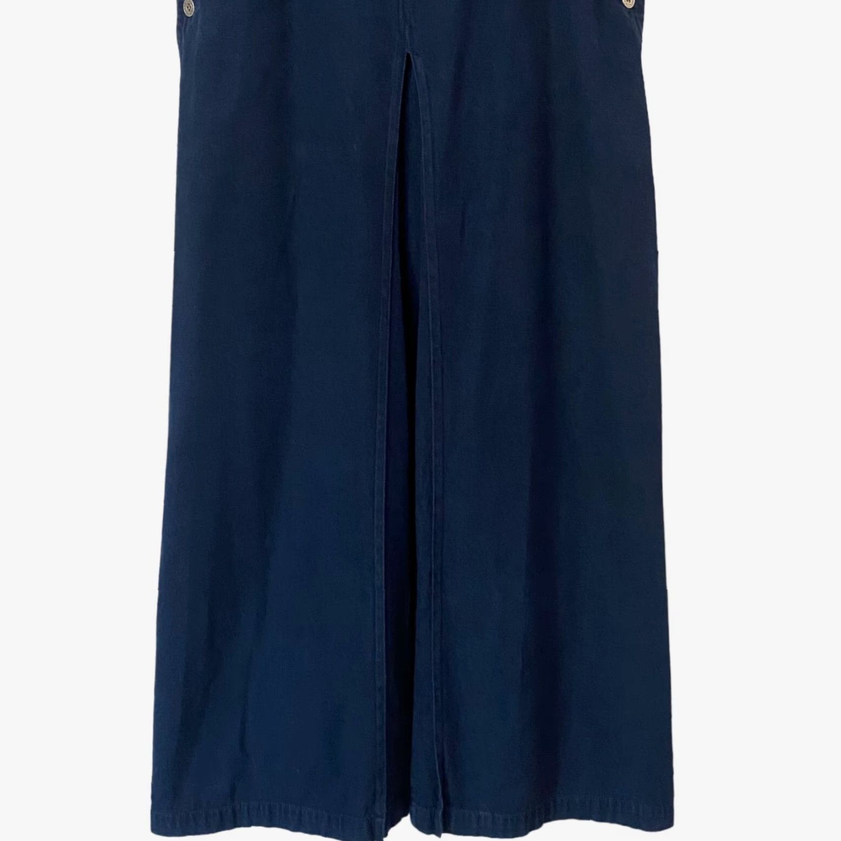 Vintage VINTAGE Truly Yours Denim Maxi Dress Woman Blues Sleeveless 12P Cotton Boho 90s Cottagecore Maxi Dress Women (Mens? actually Women) Size XL / US 12-14 / IT 48-50 - 7 Thumbnail