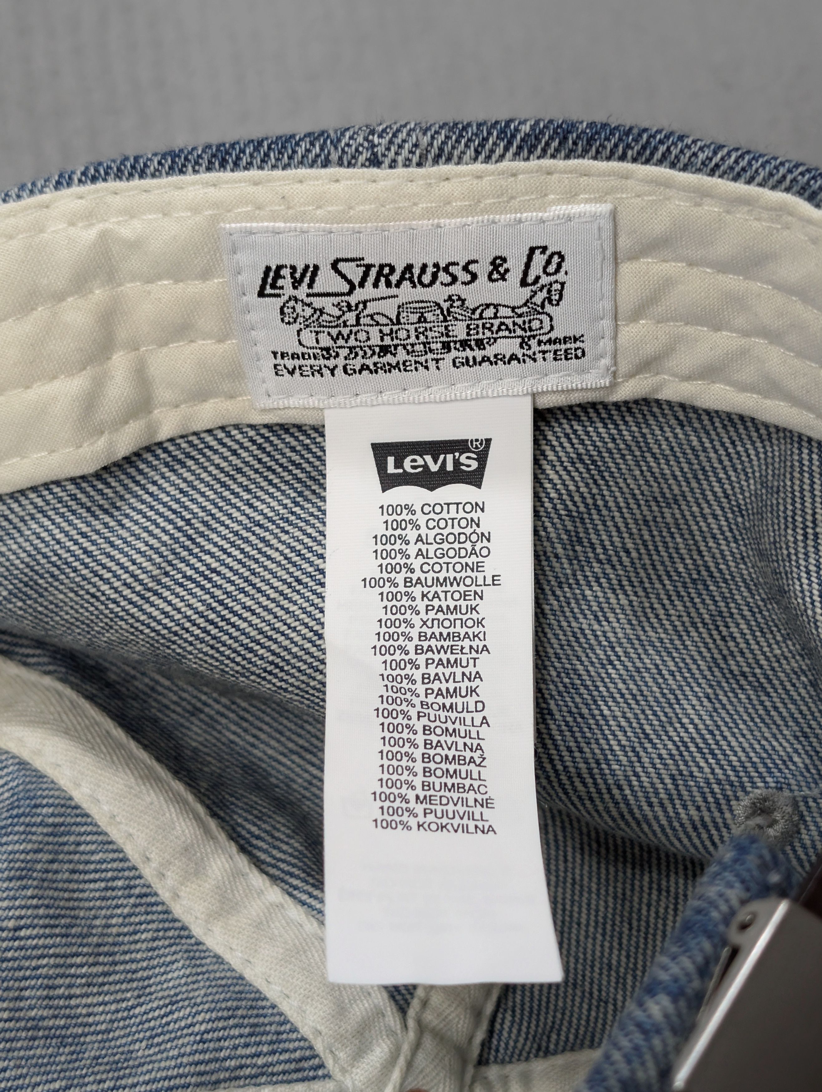 Levi's Levi's Jeans Cap "Cunty" Size ONE SIZE - 3 Thumbnail
