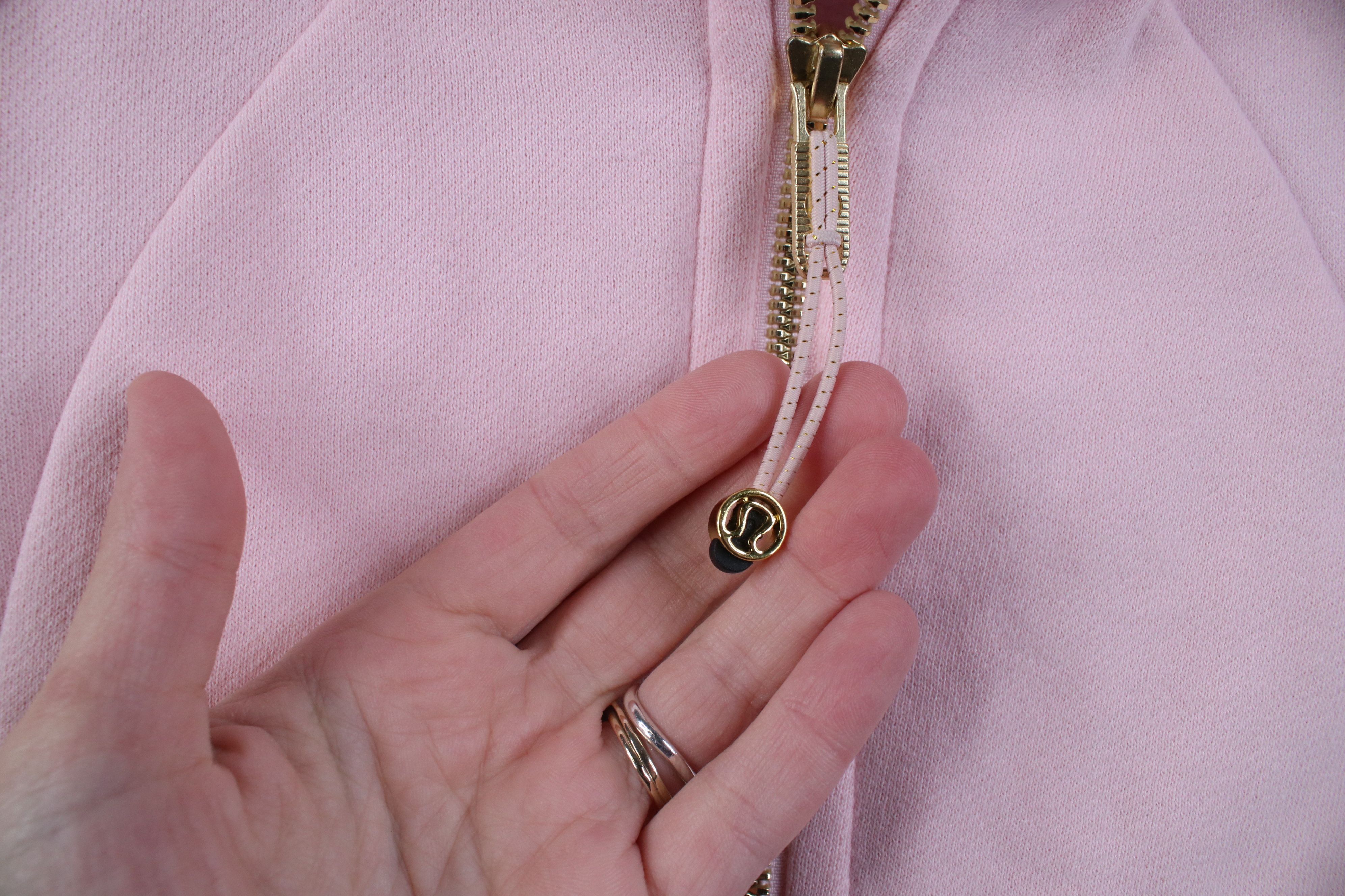 Lululemon Lululemon Cropped Scuba Full Zip Hoodie Strawberry Milkshake Size M / US 6-8 / IT 42-44 - 4 Thumbnail
