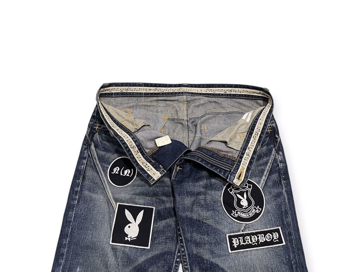 Number (N)ine Playboy x Number Nine Patches Jeans Size US 32 / EU 48 - 3 Thumbnail