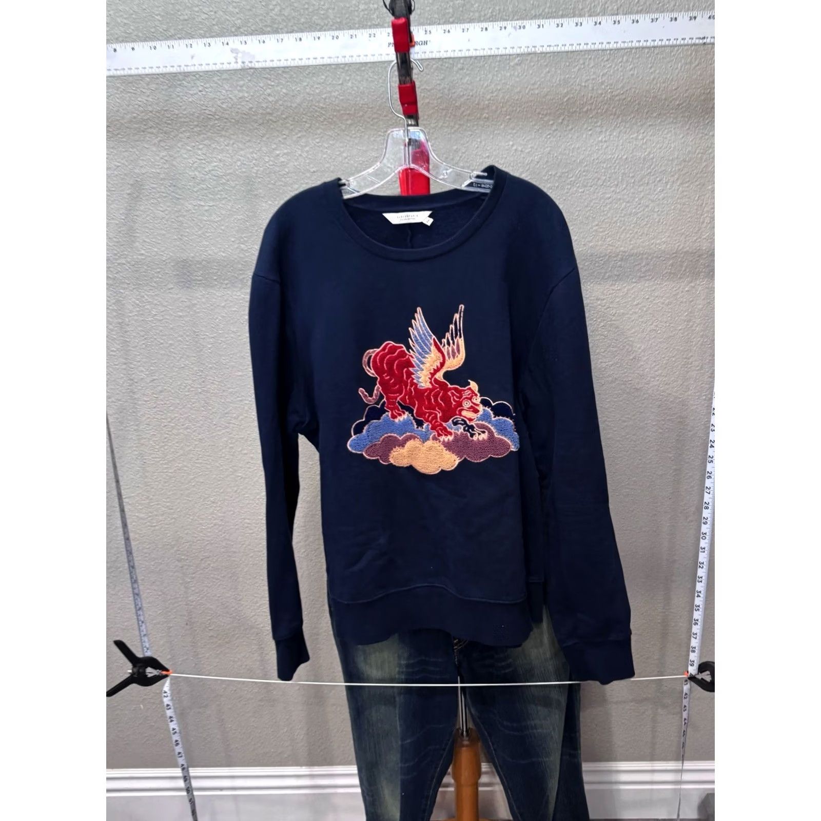 Eleven Paris Eleven Paris Embroidered Dragon SWEATER 2XL XXL Slim Men Multicolor Sweater Size US XXL / EU 58 / 5 - 3 Thumbnail