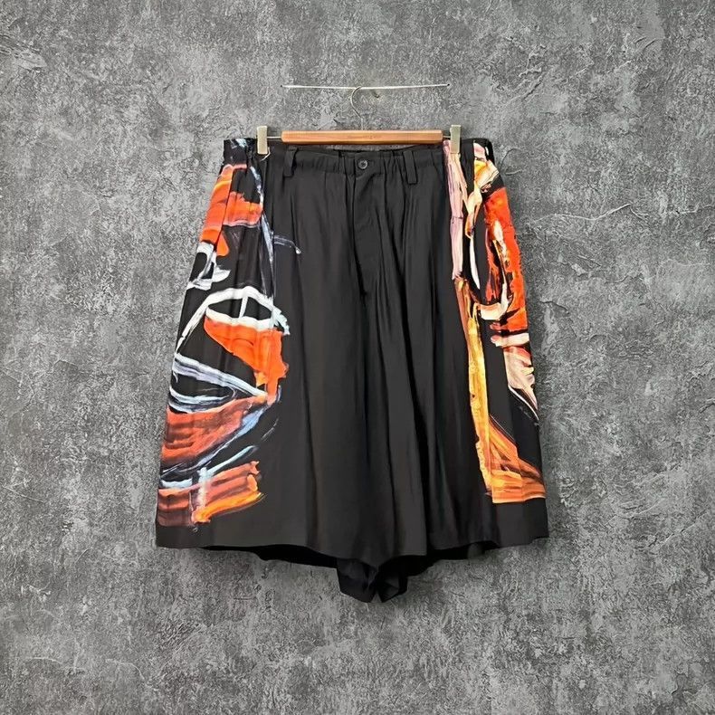 Yohji Yamamoto Yohji Yamamoto printed casual shorts-2505 Size US 32 / EU 48 - 1 Thumbnail