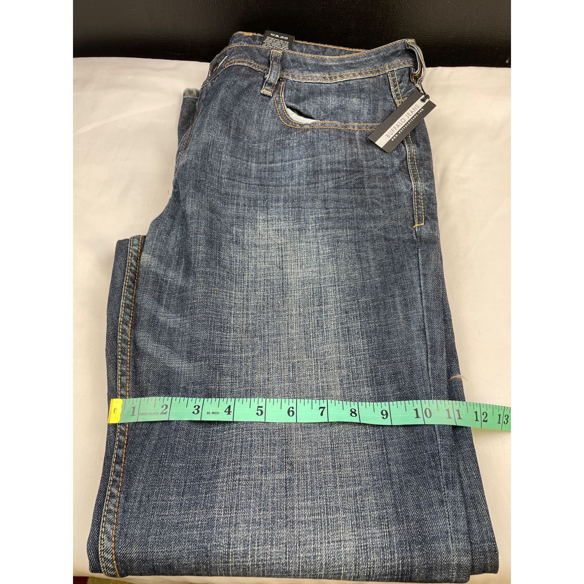 Other Buffalo Dukes Men's Blue Straight Cut Jeans Size 38 x 32 SK Size US 38 / EU 54 - 9 Thumbnail