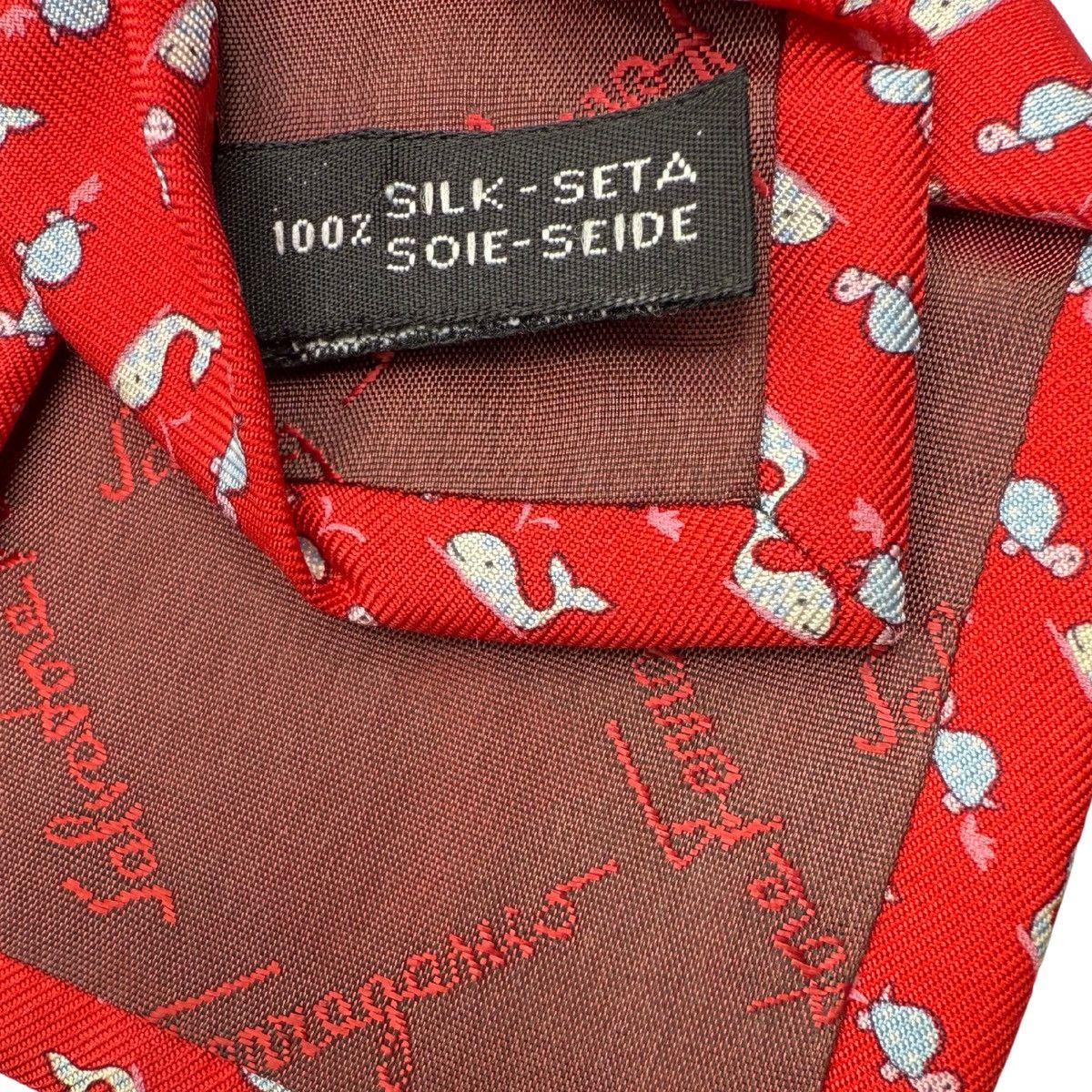 Salvatore Ferragamo Salvatore Ferragamo Red Silk Tie, Made in Italy Size ONE SIZE - 6 Thumbnail