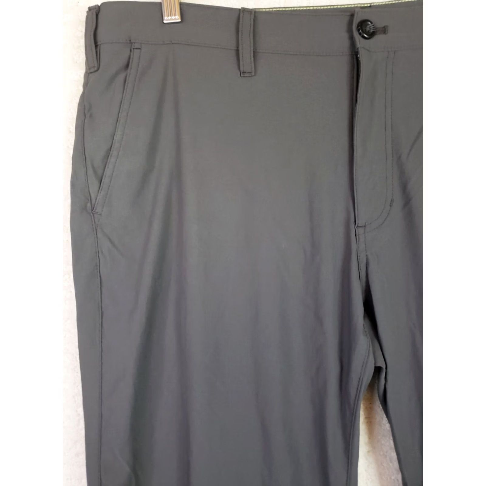 Eddie Bauer Eddie Bauer Mens 38x30 Gray Tech Chino Pants Straight Nylon Blend Gorpcore Hiking Size US 38 / EU 54 - 3 Thumbnail