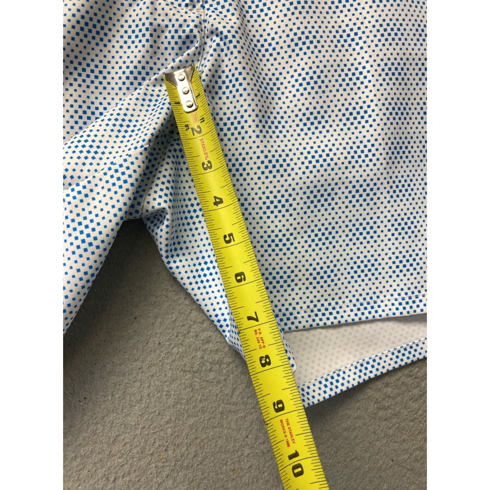 Adidas Adidas Golf Shorts Women's Size 14 White Turquoise /132-39 Geometric Activewear Regular Athletic Training Golf Size 36" / US 14 / IT 50 - 4 Thumbnail
