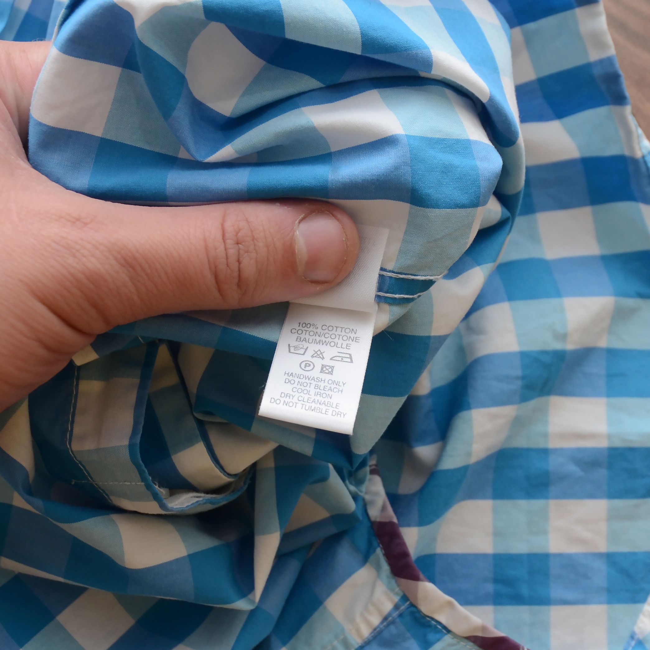Paul Smith Paul Smith Jeans Men's Cornflower Blue Check Shirt Size M Size US M / EU 48-50 / 2 - 11 Thumbnail