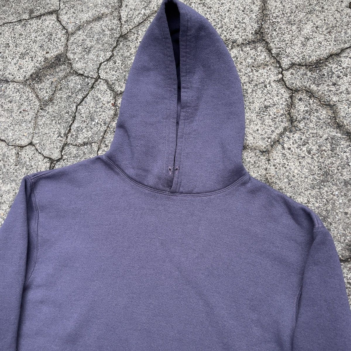 Soffe × Vintage Vintage 90s SOFFE Overdyed Blank Hoodie Size US L / EU 52-54 / 3 - 2 Thumbnail