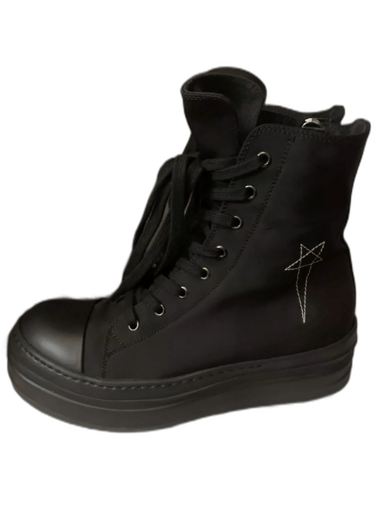 Rick Owens Rick Owens Thick-Soled Black Sneakers Size 39 Size US 7.5 / EU 40-41 - 1 Thumbnail