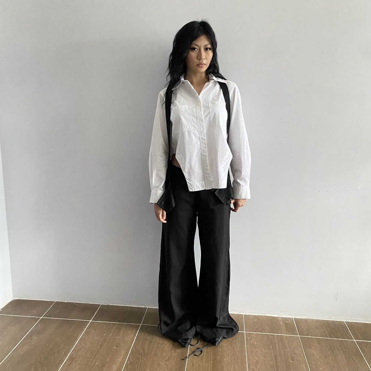Ann Demeulemeester SS2012 Ann Demeulemeester Leather Sample Vest Holster Size 38R - 11 Thumbnail