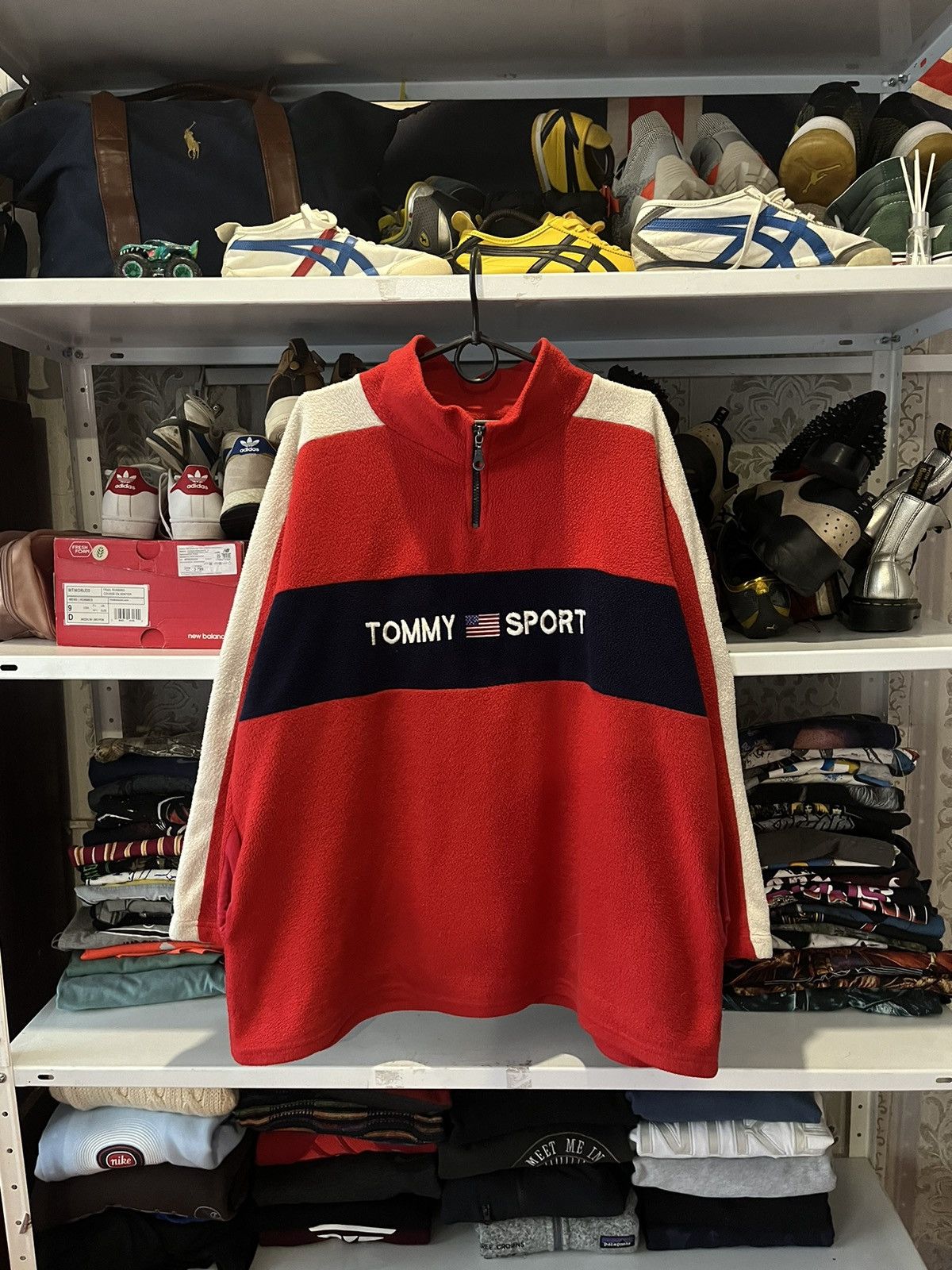 Tommy Hilfiger Mens Fleece Jacket Tommy Sport Hilfiger Vintage Size L Size US XL / EU 56 / 4 - 2 Thumbnail