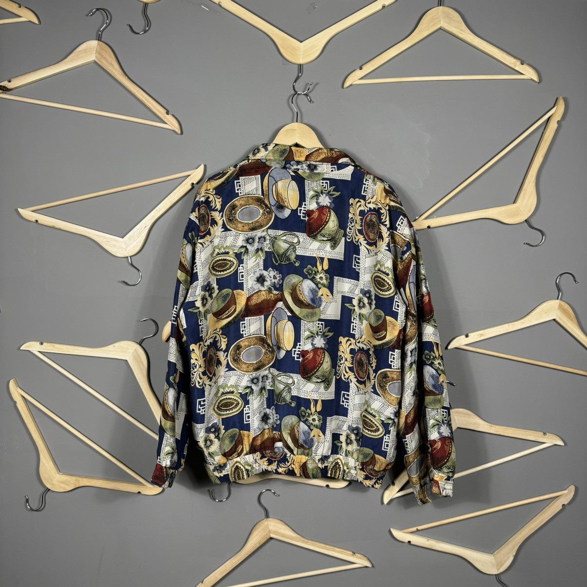Vintage Vintage FUDA International 90s Silk Bomber Size US XL / EU 56 / 4 - 2 Thumbnail