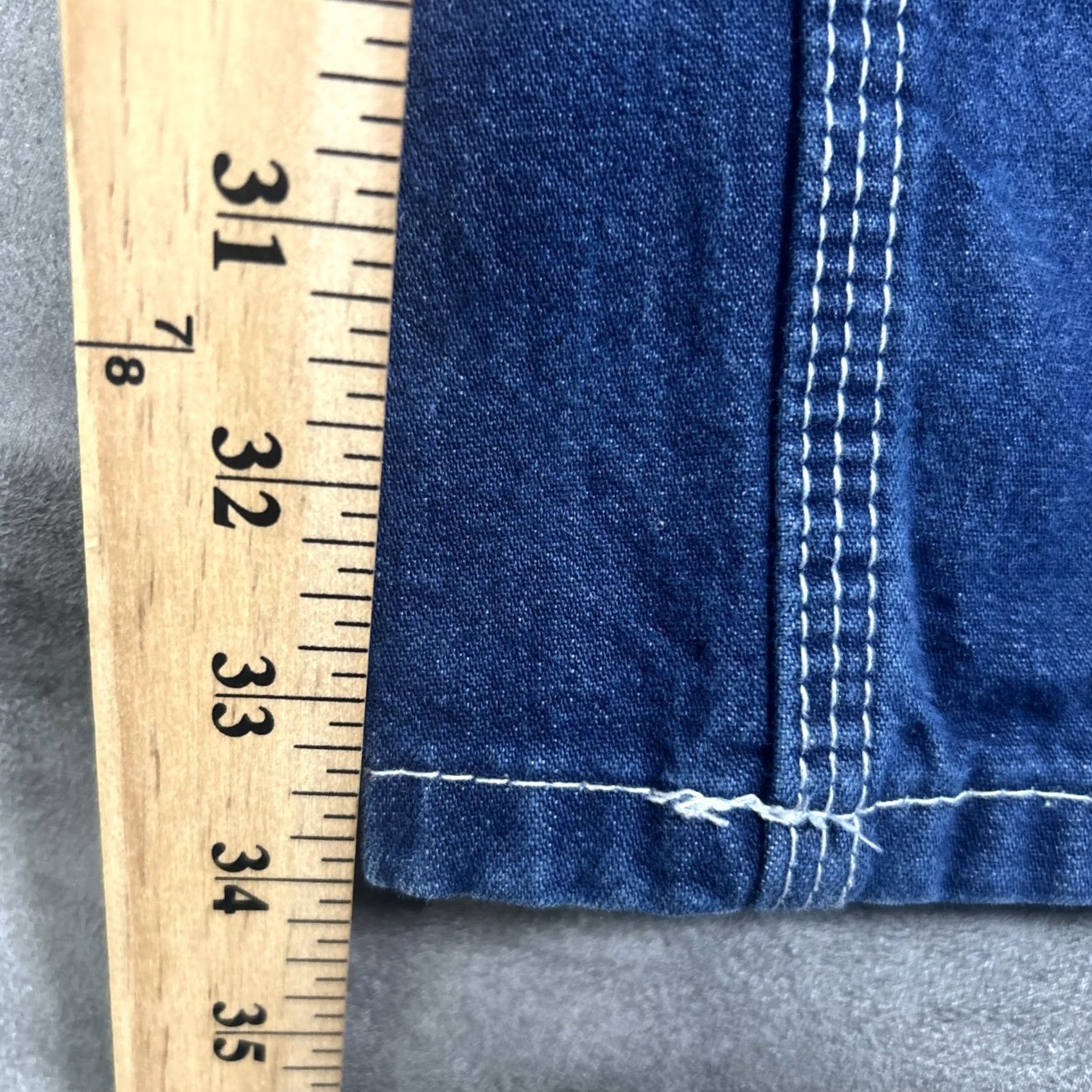 Carhartt Carhartt Mens Jeans Blue Denim Flame Resistant 100% Cotton Work 38x34 Size US 38 / EU 54 - 4 Thumbnail