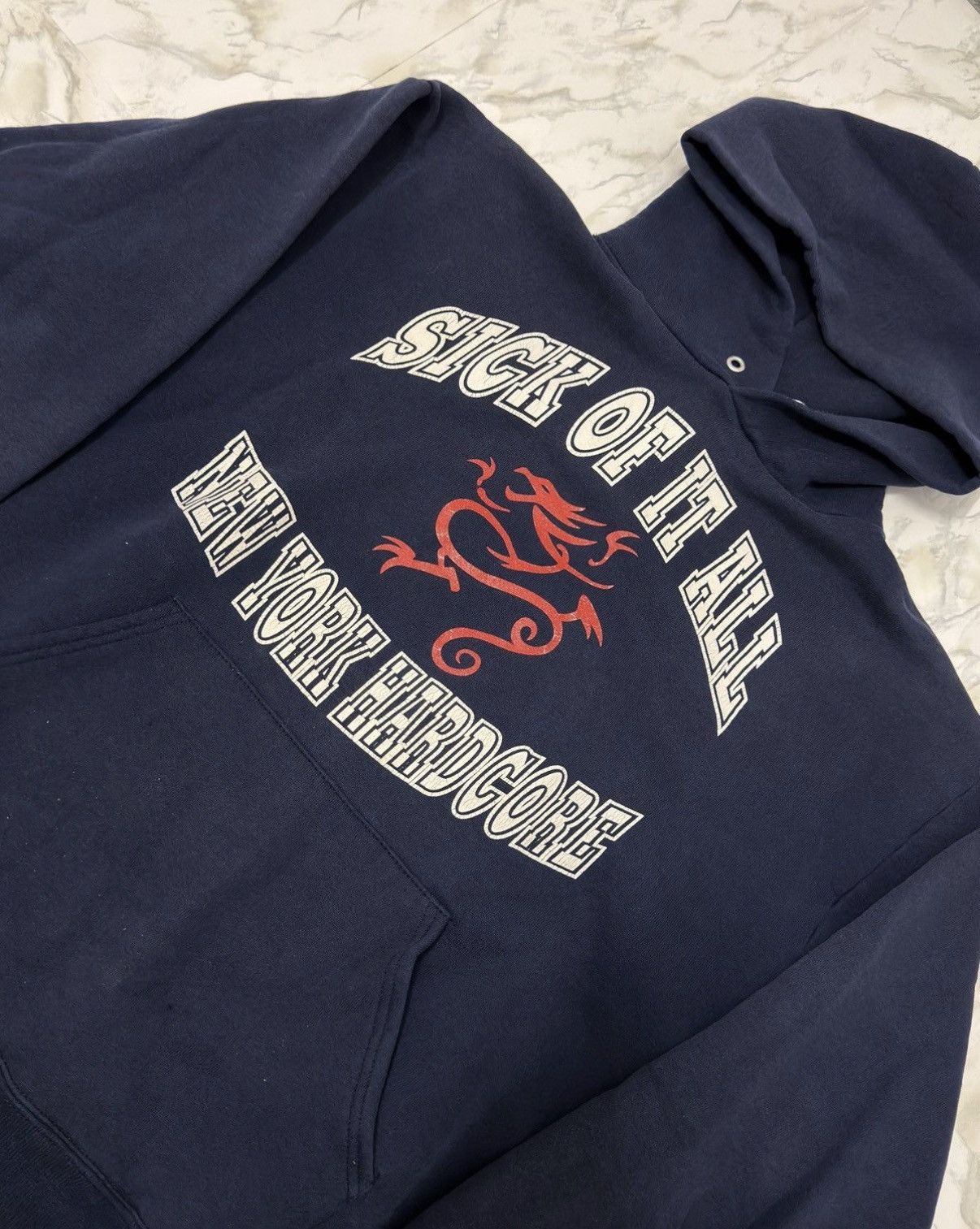Vintage Vintage Sick Of It All NYHC Hoodie Size US L / EU 52-54 / 3 - 4 Thumbnail