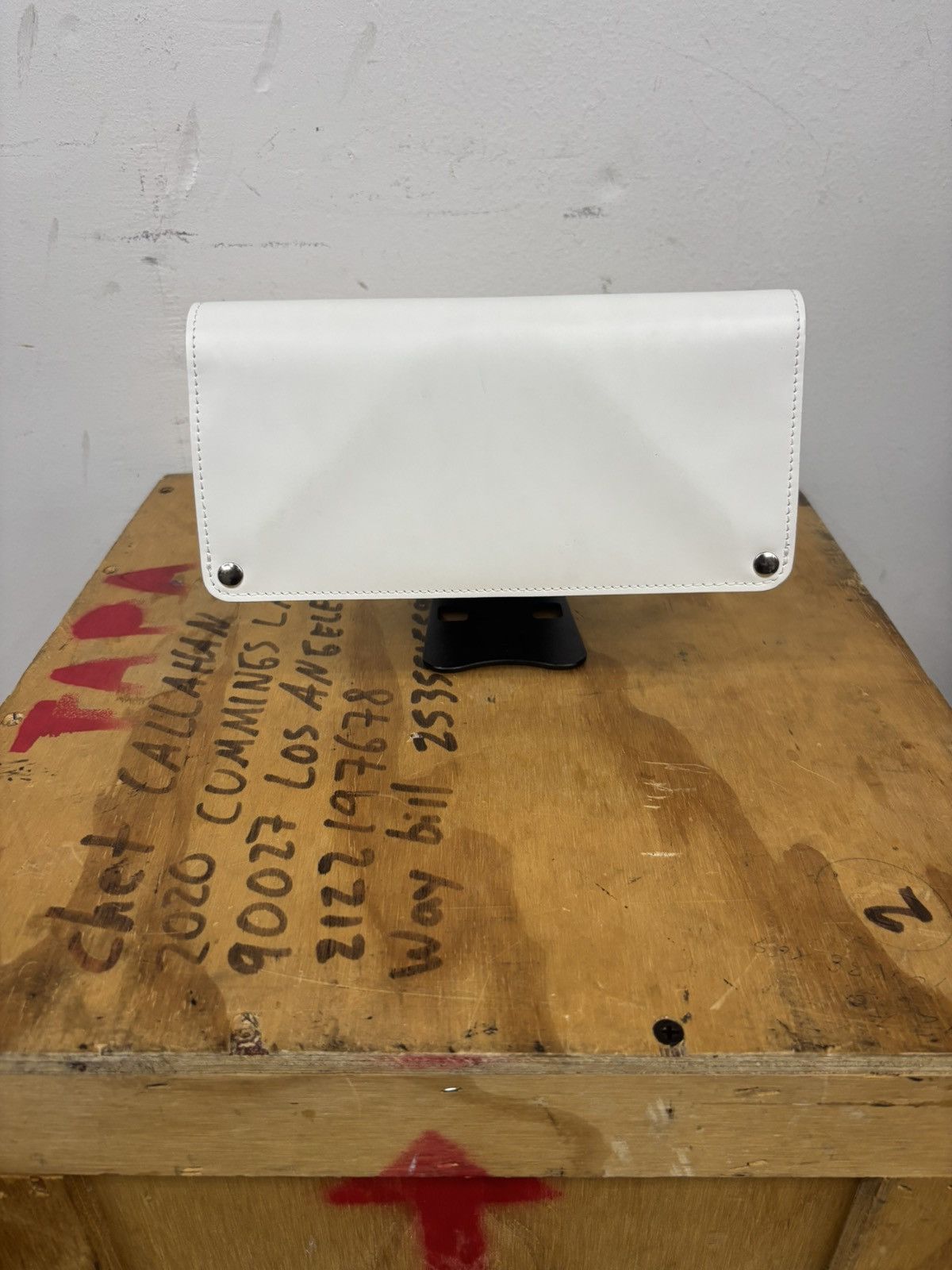 Comme des Garcons Comme des Garçons white studded leather wallet *Rare* Size ONE SIZE - 2 Thumbnail