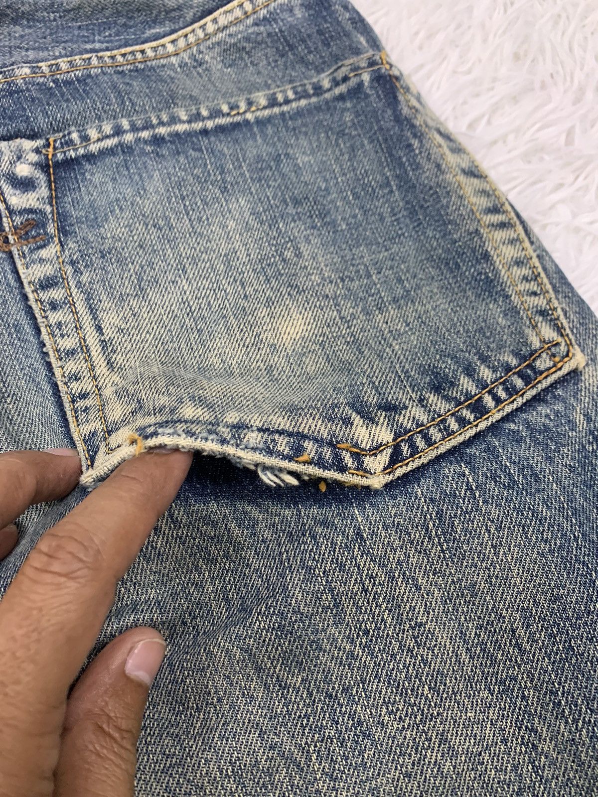 45rpm Selfedge 45rpm Denim Pants Size US 30 / EU 46 - 9 Thumbnail