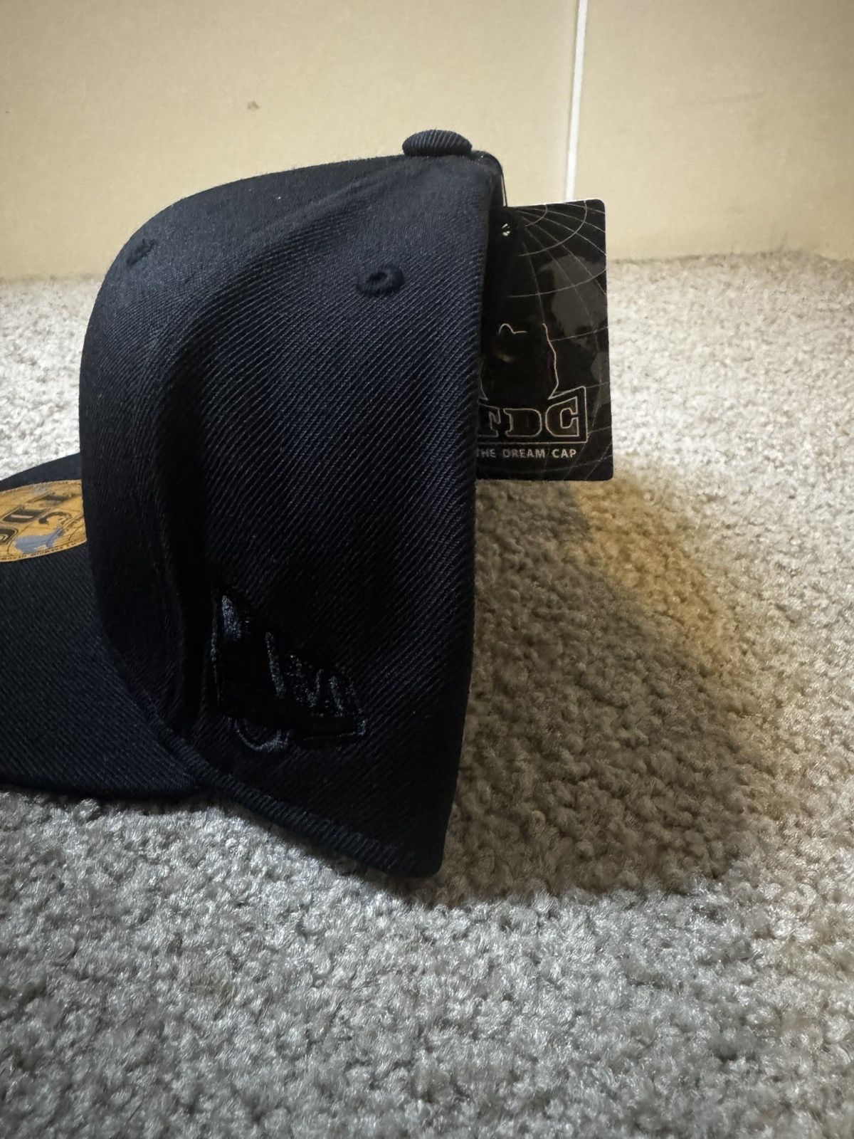 Playboi Carti Playboi Carti YVL Fitted hat BLACK ON BLACK + Brand New Size ONE SIZE - 3 Thumbnail